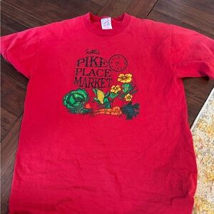 Vintage Seattle Pike Place Market Short Sleeve Tee